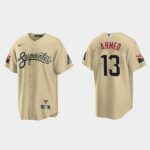 Men's Arizona Diamondbacks #13 Nick Ahmed 2021 City Connect Gold Jersey