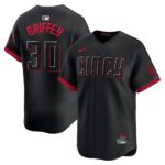 Men's Cincinnati Reds Ken Griffey Jr.  Black City Connect Limited Player Jersey