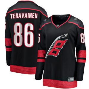 Teuvo Teravainen Carolina Hurricanes Women's Home Breakaway Player Jersey - Black