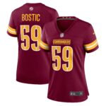 Jon Bostic Washington Commanders  Women's Game Player Jersey - Burgundy
