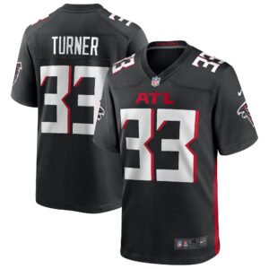 Michael Turner Atlanta Falcons Game Retired Player Jersey - Black