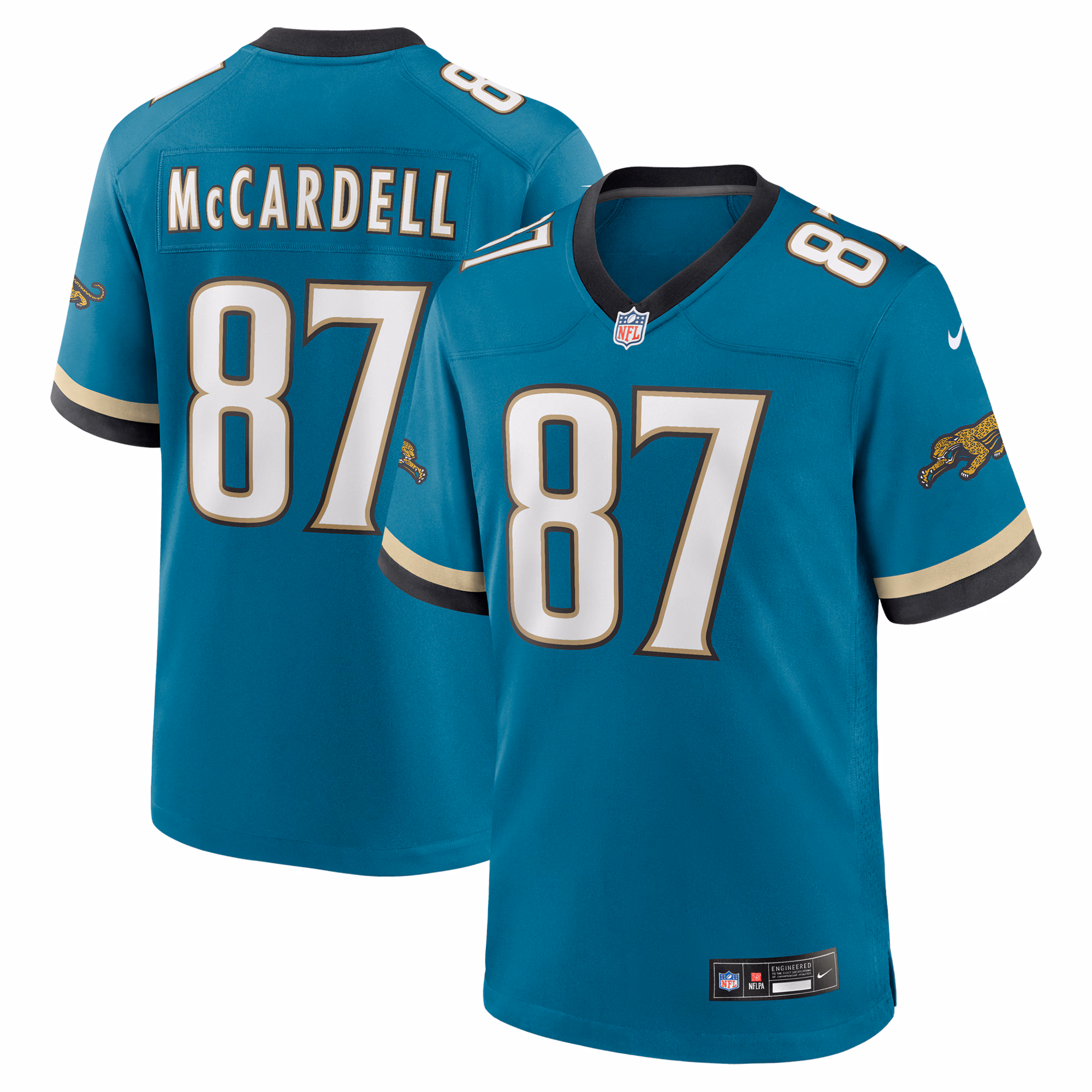Keenan McCardell #87 Jacksonville Jaguars Retired Player Alternate Game Jersey - Teal