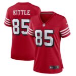 George Kittle San Francisco 49ers  Women's Alternate Player Game Jersey - Red