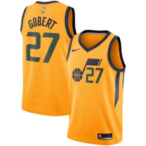 Rudy Gobert Utah Jazz Replica Swingman Jersey - Statement Edition - Gold