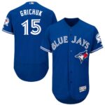 Toronto Blue Jays #15 Randal Grichuk Blue Flexbase Collection Stitched Jersey