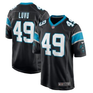 Frankie Luvu Carolina Panthers  Game Jersey - Black
