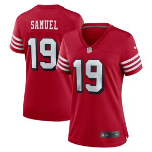 Deebo Samuel San Francisco 49ers  Women's Alternate Game Jersey - Scarlet