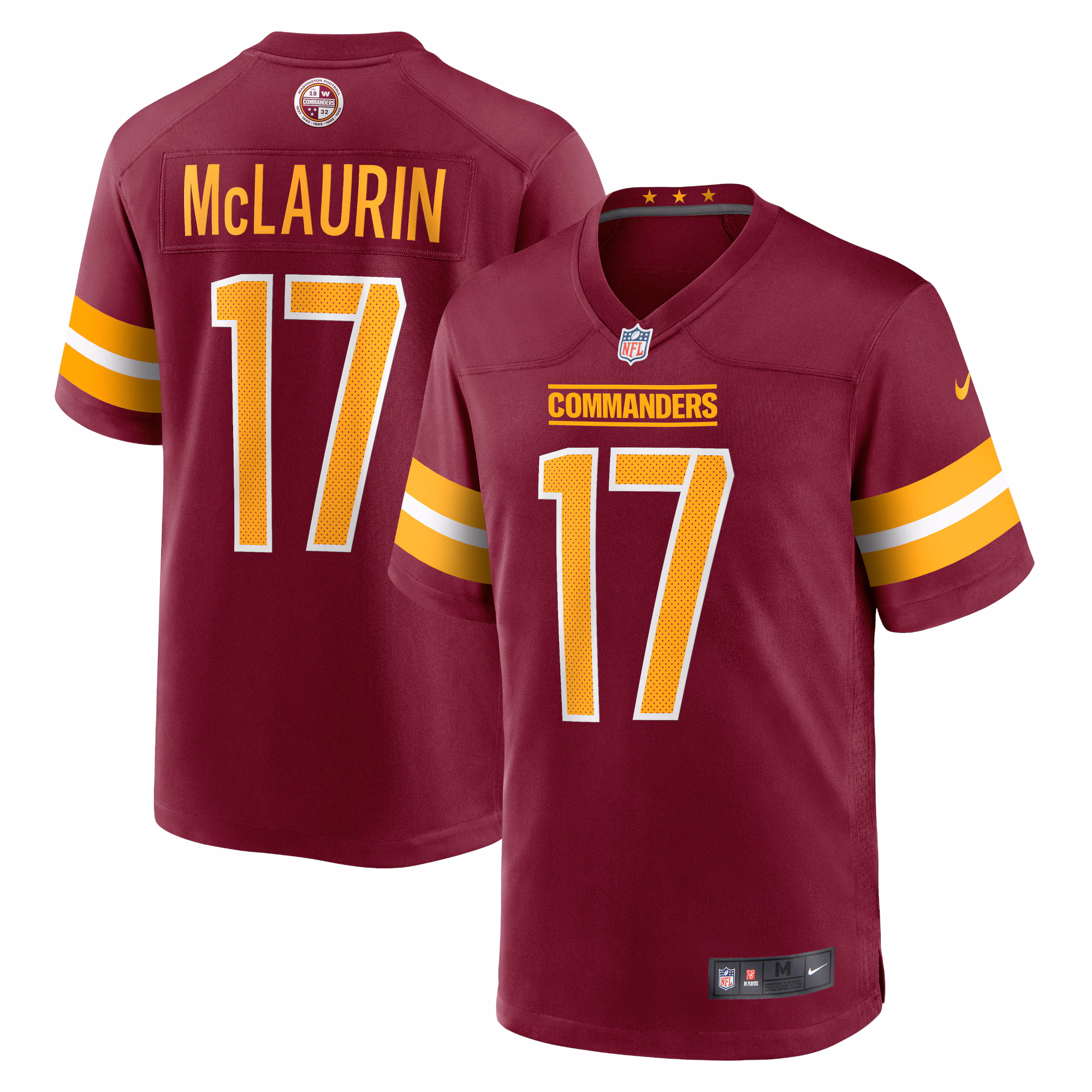 Terry McLaurin Washington Commanders Game Jersey - Burgundy