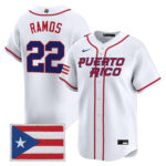Heliot Ramos #22 Puerto Rico Baseball 2026 World Baseball Classic Vapor Premier Jersey - White