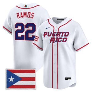 Heliot Ramos #22 Puerto Rico Baseball 2026 World Baseball Classic Vapor Premier Jersey - White