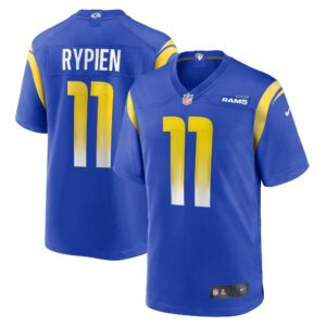 Brett Rypien Los Angeles Rams  Home Game Jersey - Royal