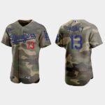Max Muncy Los Angeles Dodgers 2021 National Armed Forces Day Jersey - Camo