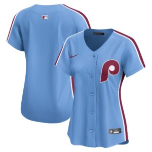 Women's Philadelphia Phillies Light Blue Alternate Limited Jersey