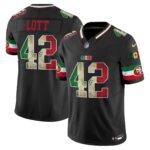 Ronnie Lott # 42 San Francisco 49ers Mexico Vapor Limited Jersey V4 - All Stitched