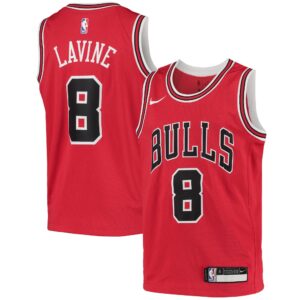 Zach LaVine Chicago Bulls Youth 2020/21 Swingman Jersey - Icon Edition - Red