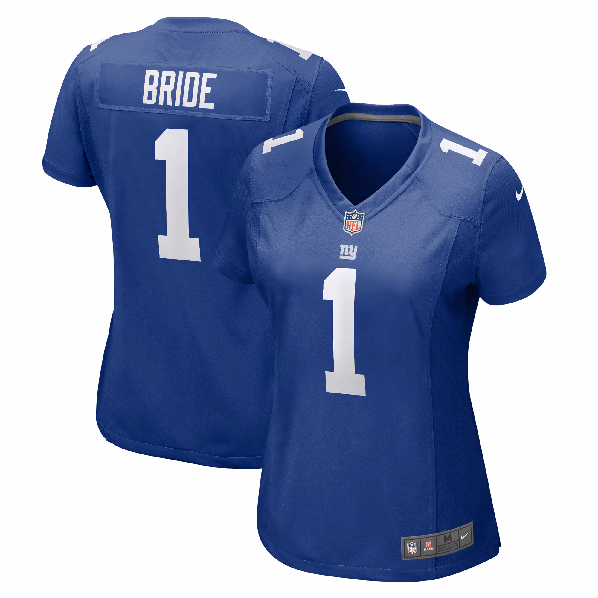 Number 1 Bride New York Giants Women's Game Jersey - Royal