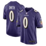 Roquan Smith #0 Baltimore Ravens  Team Game Jersey - Purple