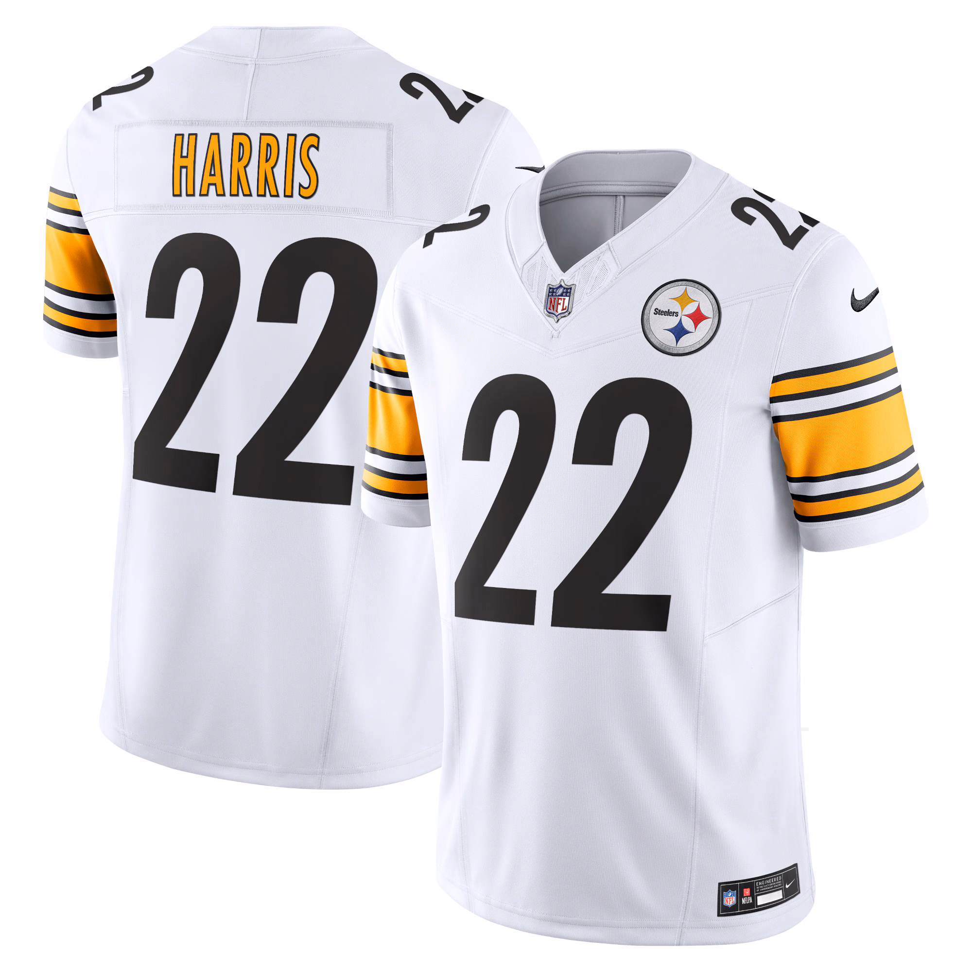 Najee Harris Pittsburgh Steelers Vapor F.U.S.E. Limited Jersey - White - Image 7