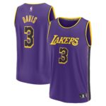 Anthony Davis Los Angeles Lakers  Youth Fast Break Player Jersey - Statement Edition - Purple