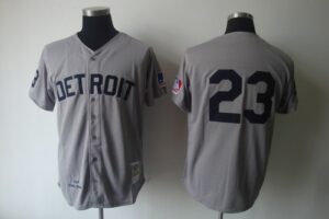 Mitchell And Ness 1969 Detroit Tigers #23 Willie Horton Grey Stitched Jersey