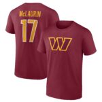 Men's Terry McLaurin Burgundy Washington Commanders Player Icon Name & Number T-Shirt