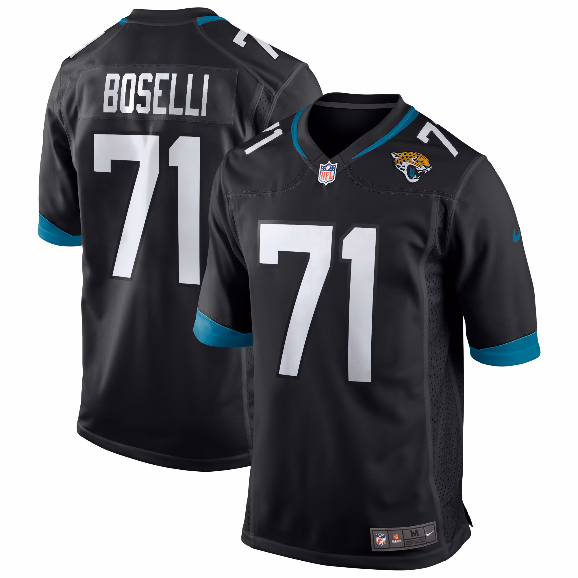 Tony Boselli #71 Jacksonville Jaguars Retired Player Alternate Game Jersey - Black