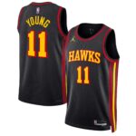 Trae Young 2022/23 Atlanta Hawks  Unisex Swingman Jersey - Statement Edition - Black
