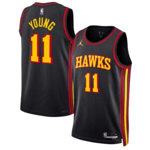 Trae Young 2022/23 Atlanta Hawks Unisex Swingman Jersey - Statement Edition - Black