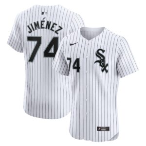Men's Chicago White Sox Eloy Jimenez  White Home Elite Player Jersey