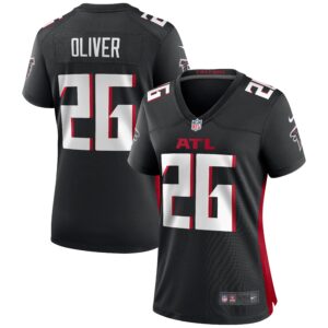 Isaiah Oliver Atlanta Falcons  Women's Game Jersey - Black