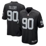 Jerry Tillery Las Vegas Raiders  Game Player Jersey - Black