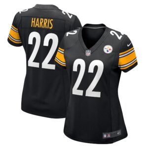 Najee Harris Pittsburgh Steelers  Women's Game Jersey - Black