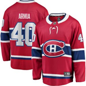 Joel Armia Montreal Canadiens Home Breakaway Player Jersey - Red