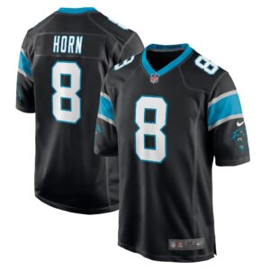 Jaycee Horn Carolina Panthers  Game Player Jersey - Black