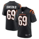 Raymond Johnson III Cincinnati Bengals  Game Player Jersey - Black