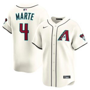 Arizona Diamondbacks Ketel Marte #4 Cream Home Limited Player Jersey