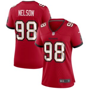 Anthony Nelson Tampa Bay Buccaneers  Women's Game Jersey - Red