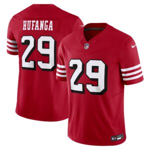 Talanoa Hufanga San Francisco 49ers  Alternate Vapor F.U.S.E. Limited Jersey - Scarlet