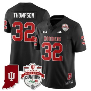 Anthony Thompson #32 Ndiana Hoosiers Indiana H Vapor Limited Football Jersey - Rose Bowl Champions - All Stitched