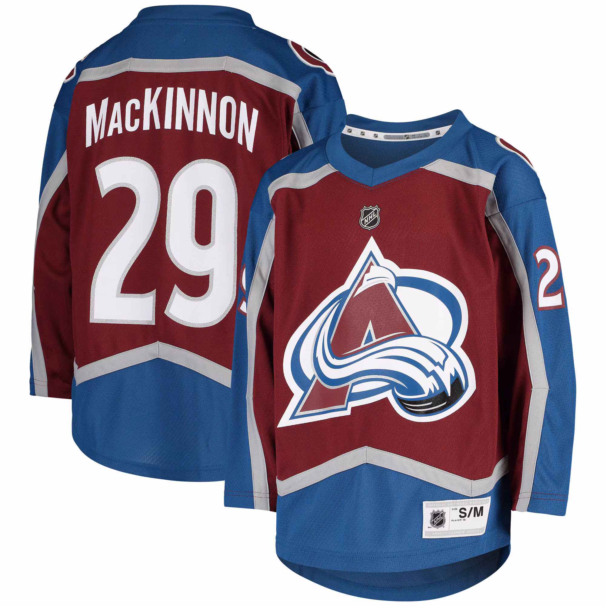 Youth Colorado Avalanche Nathan MacKinnon #29 Burgundy Home Replica Player Jersey