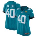 Erick Hallett Jacksonville Jaguars Women's  Game Jersey -  Teal