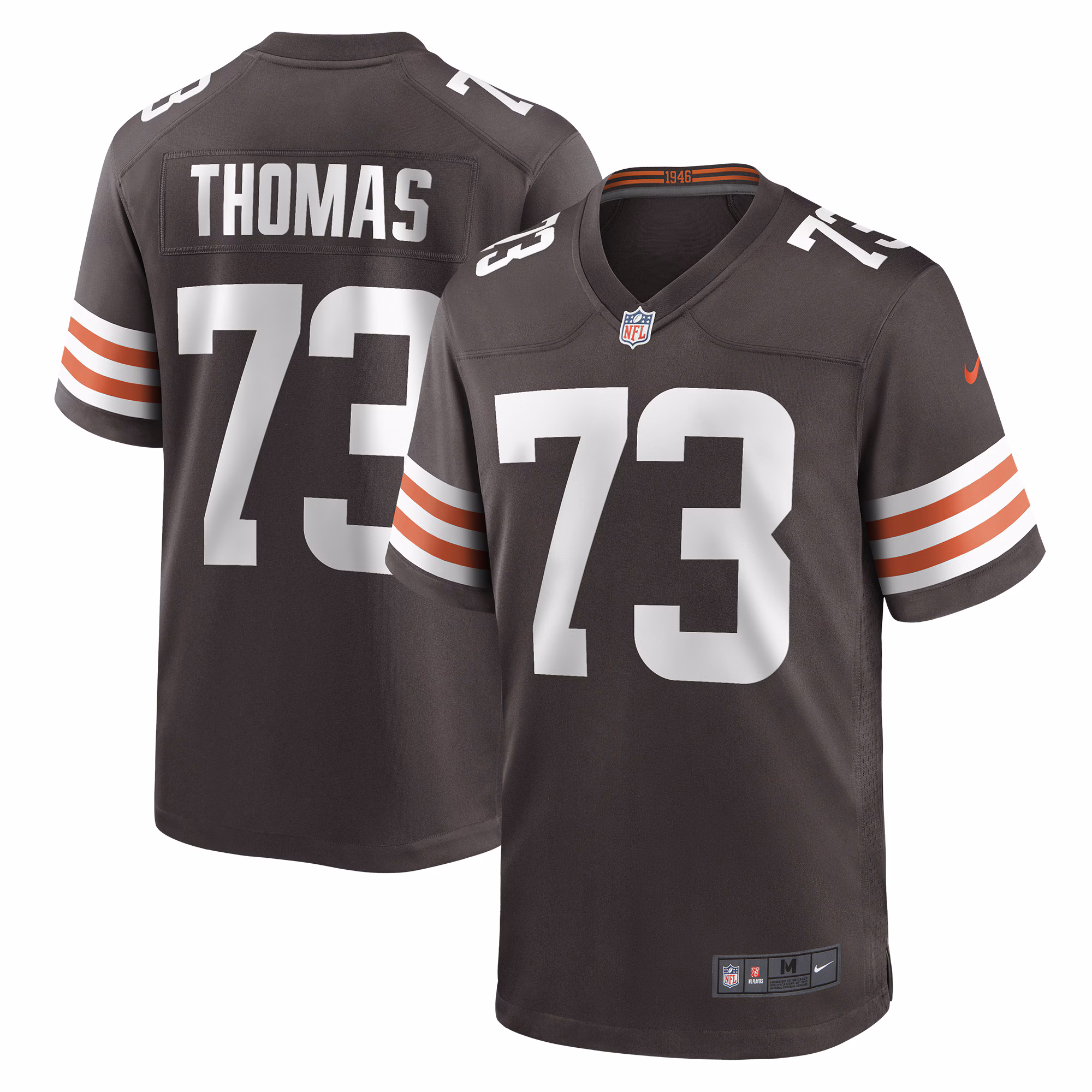 Joe Thomas Cleveland Browns Retired Game Player Jersey - Brown