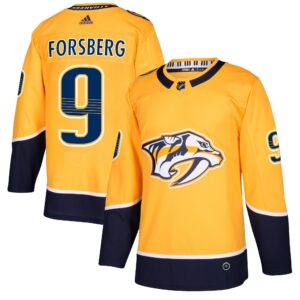Filip Forsberg Nashville Predators  Authentic Player Jersey - Gold