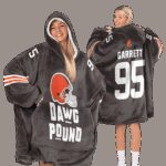 Dawg Pound Cleveland Football Unisex Blanket Hoodie
