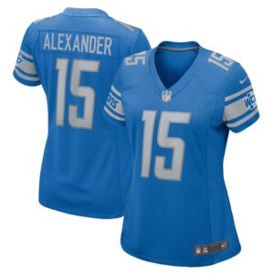 Maurice Alexander Detroit Lions  Women's Player Game Jersey - Blue