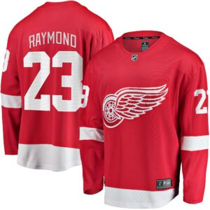 Lucas Raymond Detroit Red Wings Home Breakaway Player Jersey - Red