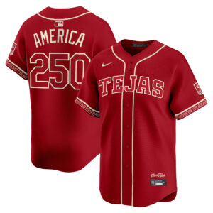 America #250 Texas Rangers 2026 City Connect Vapor Premier Limited Jersey - All Stitched