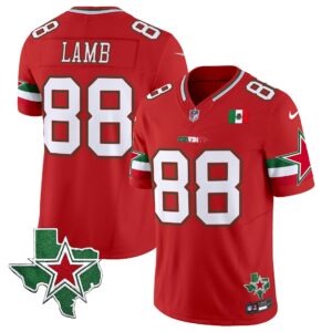 CeeDee Lamb # 88 2025 Dallas Cowboys Mexico Vapor Limited Jersey - All Stitched