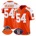 Brian Urlacher #54 Chicago Bears CHI Dick Butkus Patch Throwback Vapor Limited Jersey - All Stitched