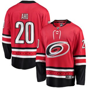 Sebastian Aho Carolina Hurricanes Premier Breakaway Player Jersey - Red